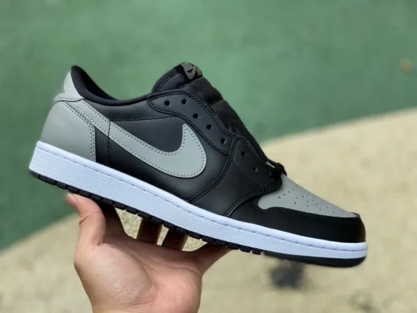 aj1 shadow gris bas dg pur original Air Jordan 1 Retro Low Noir Gris bas haut 705329-003