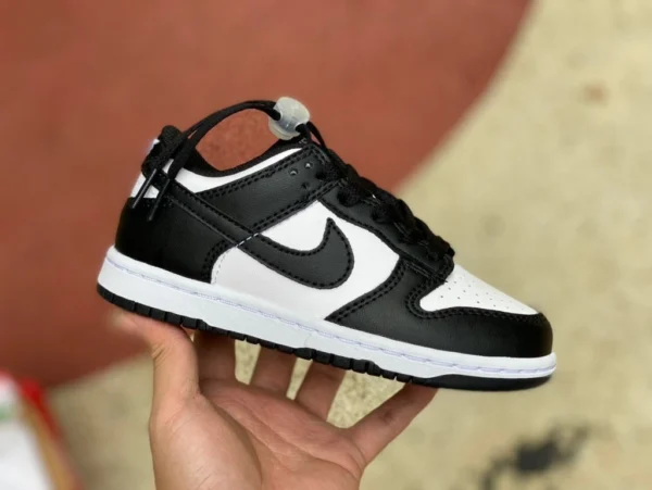 Dunk chaussures pour enfants noir et blanc mignon bébé Nike Dunk Low "White/Black" baskets rétro classiques panda noir et blanc CW1588-100