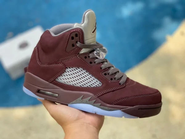 aj5 bordeaux montante Air Jordan 5 "Burgundy"aj5 bordeaux 3M réfléchissant dz4131-600