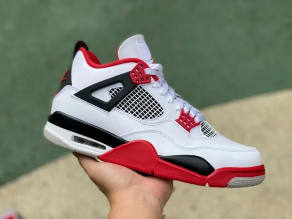 aj4 flamme rouge édition spéciale ljr produit Air Jordan 4 AJ4 noir et blanc rouge couple modèle flamme rouge 2020 réplique DC7770-160