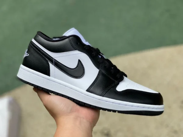 aj1 noir et blanc bas pur original Air Jordan 1 Low Panda AJ1 noir et blanc panda rétro chaussures de basket-ball basses DC0774-101