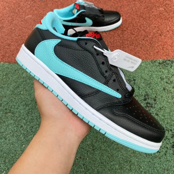 aj1 barb low top noir orchidée Air Jordan 1 x Travis Scott TS joint barb low top DM7866-701