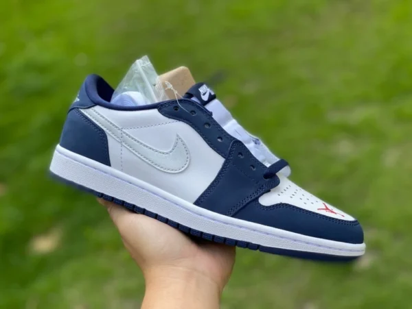 aj1sb bleu marine y pur original Jordan Air Jordan 1 Sb Low Midnight Navy chaussures de basket-ball rétro basses pour hommes bleu marine