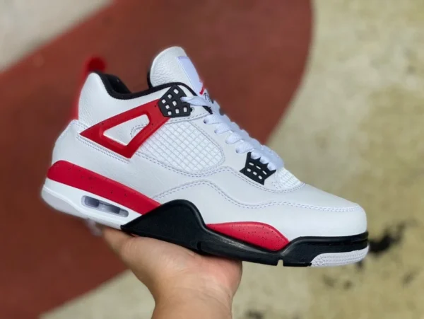 aj4 blanc rouge ciment g pur original Air Jordan 4 "Red Cement" blanc rouge ciment dh6927-161