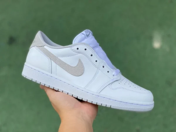 aj1 blanc gris bas édition spéciale ljr produit Air Jordan 1 Low OG Neutral Gris gris blanc Joe 1 AJ1 bas haut CZ07