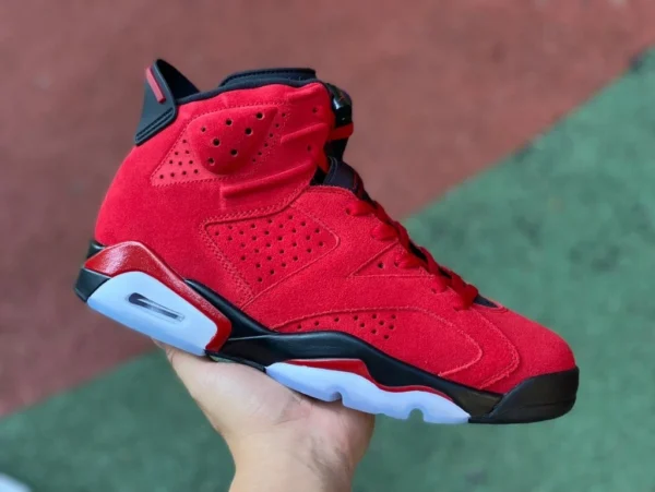 aj6 gros taureau rouge DG pur original Air Jordan 6 "Toro" taureau rouge en colère rouge CT8529-600