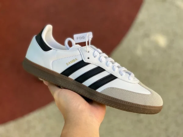 Adidas blanc gris noir adidas Adidas trèfle Samba OG allemand hommes et femmes été coupe-bas léger chaussures décontractées ho1877