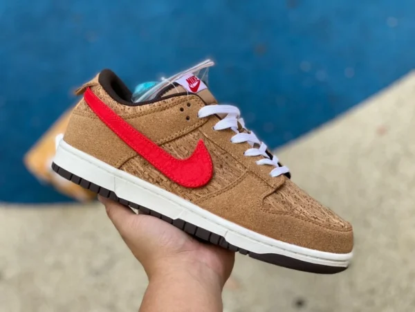 Dunk cork Edison Chen CLOT x Nike Dunk Low 20th Anniversary couleur liège Edison Chen a changé conjointement les baskets basses à crochet FN0317-121