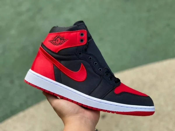 aj1 interdit soie pur original Air Jordan 1 High OG WMNS "Satin Bred" FD4810-061