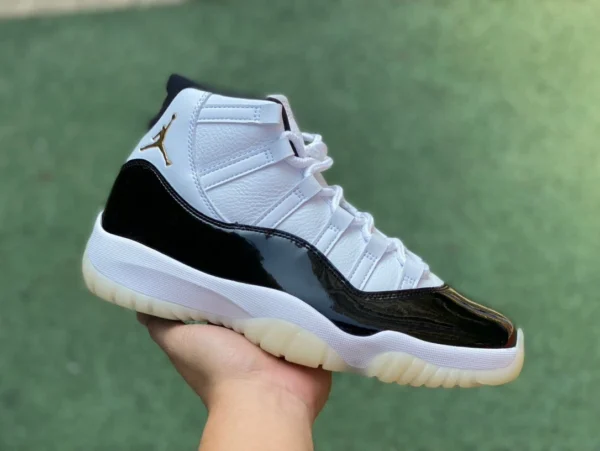 aj11 Kangkou brique d'or cp pur original Air Jordan 11DMP brique d'or noir et blanc haut CT8012170