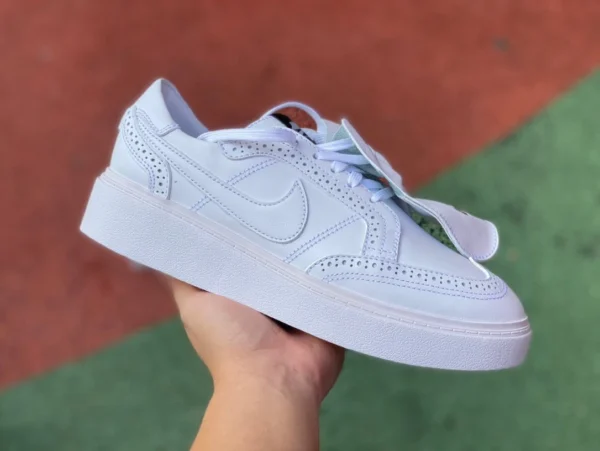 Quan Zhilong pur blanc pur Original Nike Kwondo Quan Zhilong pur blanc Daisy hommes et femmes décontracté blanc chaussures DH2482100