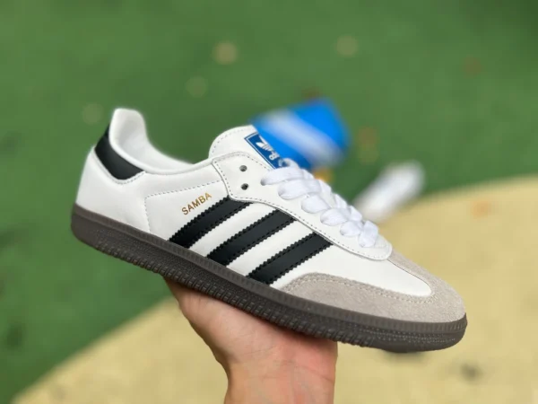 Adidas entraînement blanc gris noir m pur original adidas originals Samba OG noir et blanc gris baskets décontractées B75806