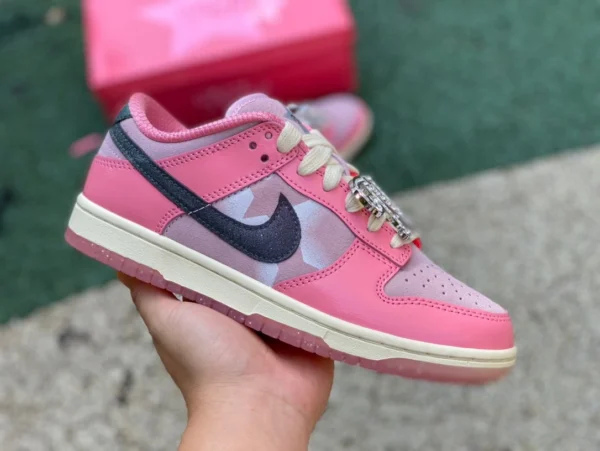 Dunk Barbie rose s2 pur original Nike Dunk Low Barbie Barbie rose basses rétro baskets décontractées FN8927621