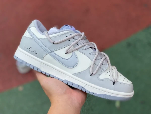 Dunk strap gris et blanc Nike Dunk Low Nike baskets basses rétro décontractées gris et blanc DJ6188003