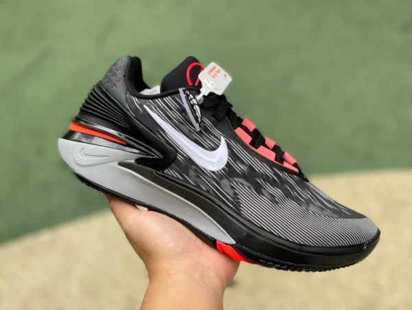 GT20 noir gris rouge pur original Nike Air Zoom GT2 bas amorti chaussures de basket-ball réelle DJ6013001