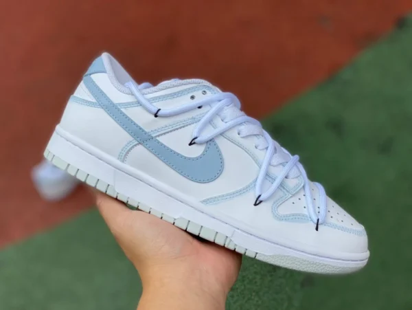 Dunk bracelet blanc et bleu Nike Dunk Low classique rétro bas chaussures de skateboard décontractées DH9765102