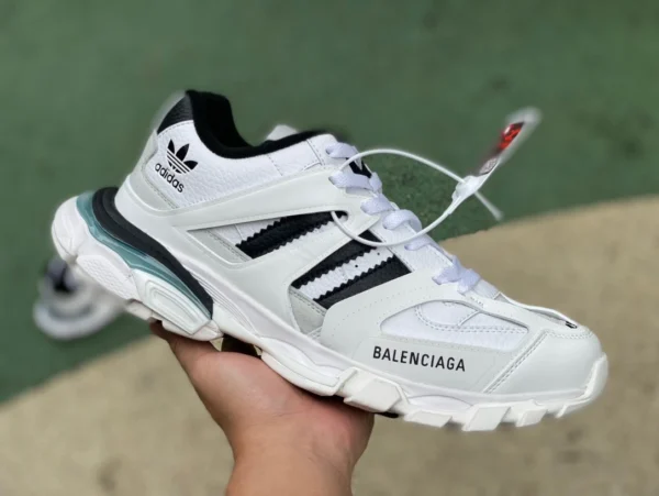 Balenciaga joint Adidas x Balenciaga Balenciaga chaussures de course blanc 741107W3CZ19010