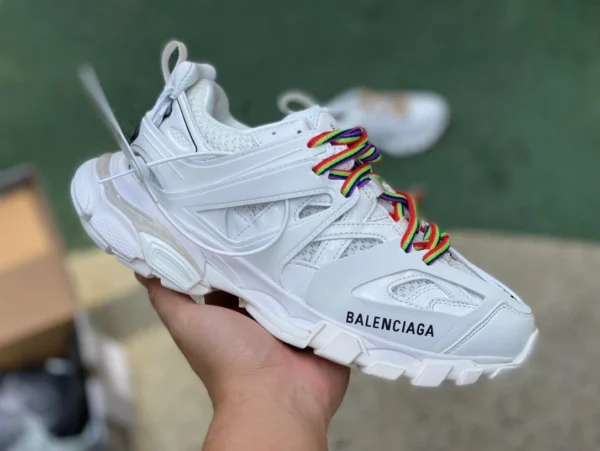 Balenciaga 3.0 ruban blanc Balenciaga Triple S chaussures papa Balenciaga