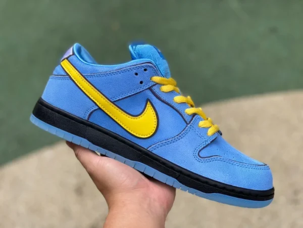 Dunk Powerpuff Girls Bleu Pur Original The Powerpuff Girls x Nike SB DunkLow "Bubbles" FZ832