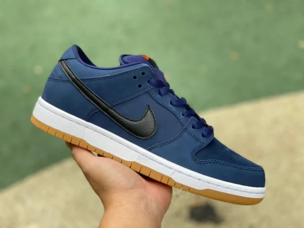 Dunk bleu marine caoutchouc brut pur original Nike SB Dunk Low Pro ISO Navy Gum baskets bleu marine CW7463-401