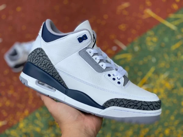 aj3 Bleu minuit Air Jordan 3 Midnight Navy Bleu marine CT8532-14