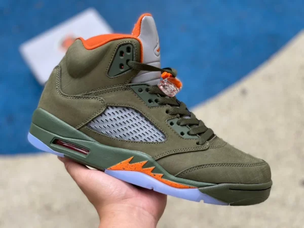 aj5 vert olive Air Jordan 5 Retro "Olive"DD0587-308