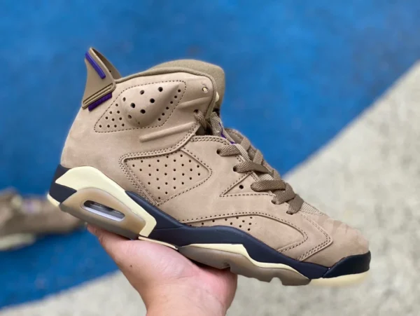 aj6 Marron Kaki Air Jordan 6 WMNS Gore-Tex « Brown Kelp » FD1643-300 Détails AJ