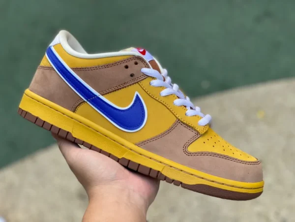 Dunk jaune et bleu pur original Nike SB Dunk Low « New Castle » 313170-741