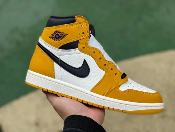 aj1 jaune ocre pur original Air Jordan 1 High OG "Yellow Ochre" DZ5485-701