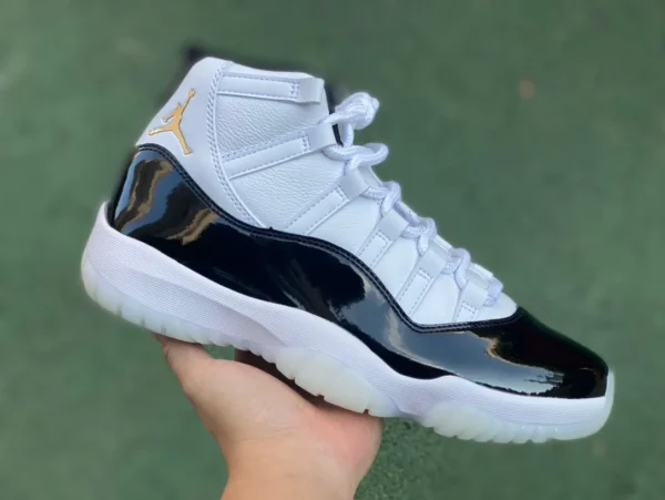 aj11 brique d'or LNM lot cp pur original Air Jordan 11 DMP AJ11 blanc noir or haut chaussures de basket-ball rétro CT8012-170