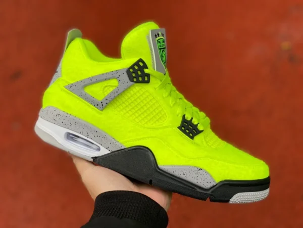 aj4 tennis vert fluo Air Jordan 4 Tagz Logo DV6773-700