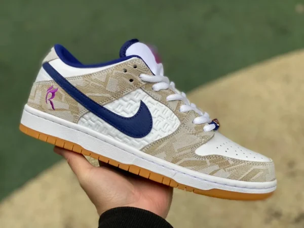 Dunk Blanc Marron Bleu Rose Pur Original Rayssa Leal x Nike SB Dunk Low Rayssa Leal Joint FZ5251-001