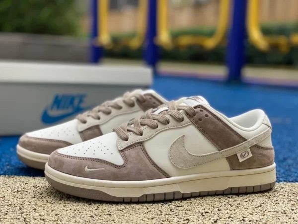 Dunk blanc gris marron daim Nike Dunk low chaussures de skateboard basses JH8037-925