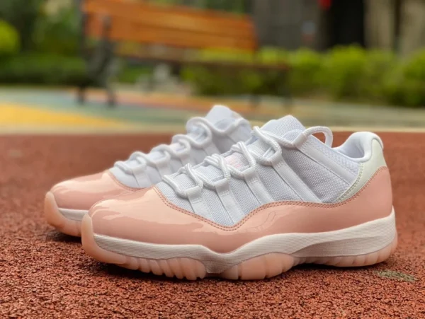 aj11 blanc tendre rose légendaire rose bas Air Jordan 11 Low WMNS "Legend Pink" AH7860-160