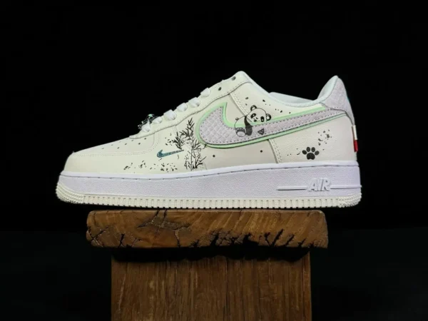 Air Force AF1 Année du Dragon Nike AIR Force 1 Low Année du Dragon Blanc Neige Traceless Bamboo Forest Panda Air Force One FZ5052-131