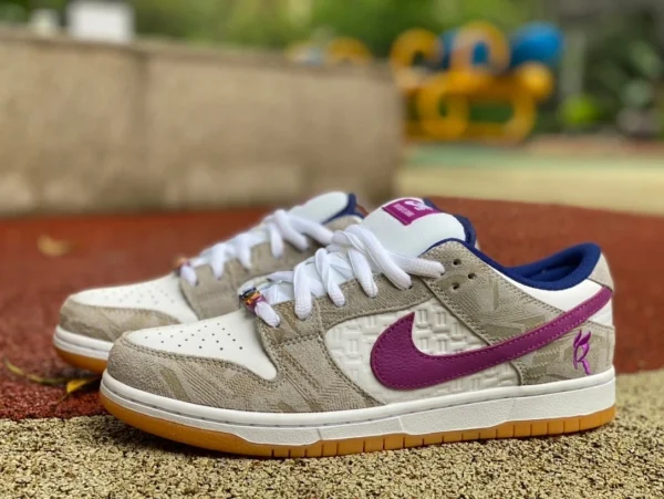 Dunk violet et blanc joint Nike SB Dunk Rayssa Leal joint violet et blanc bas chaussures de skateboard décontractées FZ5251-001