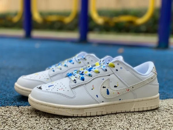 Dunk beige bleu graffiti Nike Dunk Low fc2025-305