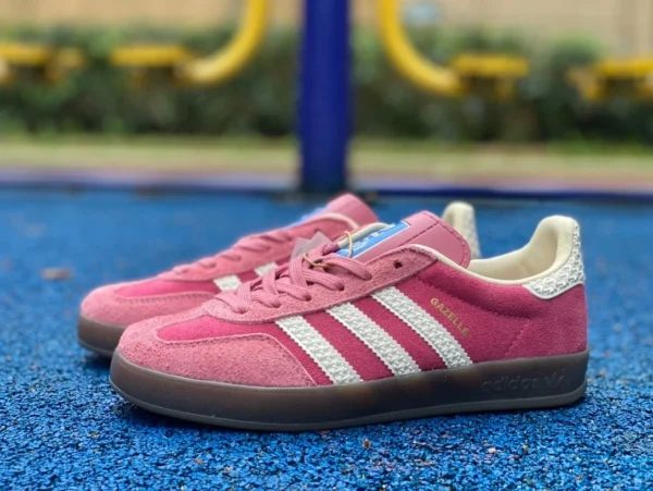 Adidas Adidas rose pur original Adidas GAZELLE INDOOR rose Detrain chaussures de sport décontractées t-head IF1809