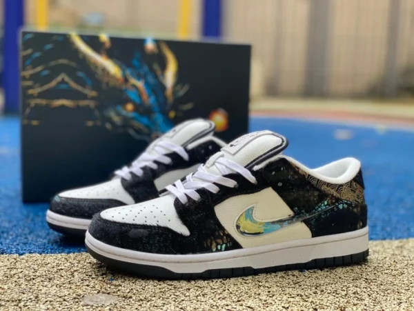 Dunk noir et blanc Année du Dragon édition limitée Nike Dunk Low Année du Dragon Ao Bingsan Taizi baskets basses décontractées DV0831-101