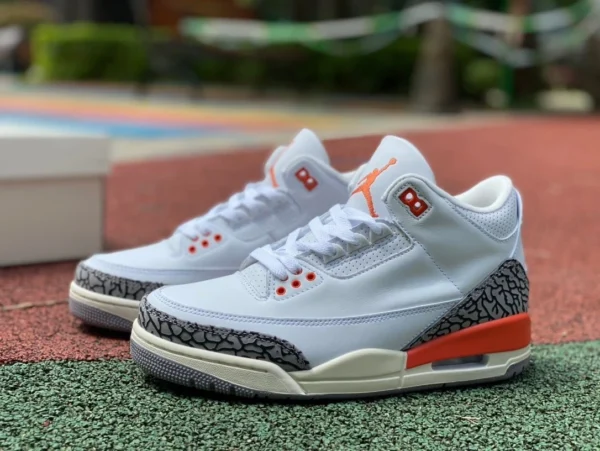 aj3 blanc rouge gris Air Jordan 3 Georgia Peach AJ3 blanc rouge gris CK9246-121