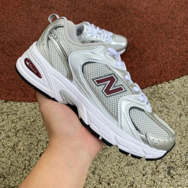 NB530 argent marron pur Original New Balance 24 nouvelles chaussures de papa rétro MR530GS