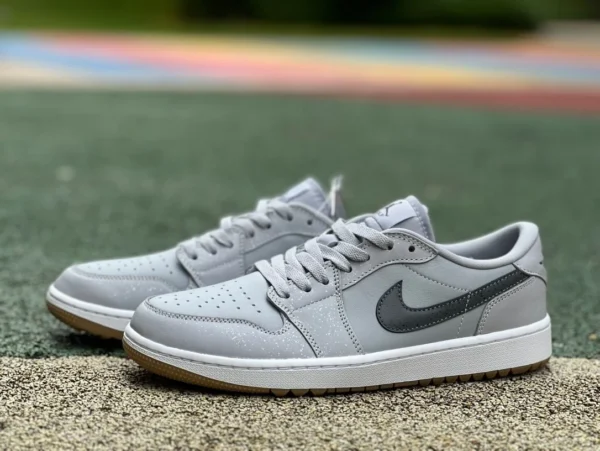 aj1 golf gris bas dt pur original Air Jordan 1 Low Golf AJ1 blanc rétro chaussures de basket-ball DD9315-006