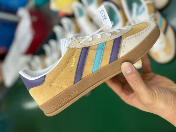 Adidas Entraînement Allemand Kaki Violet Bleu adidas Originals Gazelle INdoor IG1636