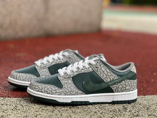 Dunk motif pierre gris vert Nike Dunk Low motif pierre verte baskets basses de sport et de loisirs HF4878-053