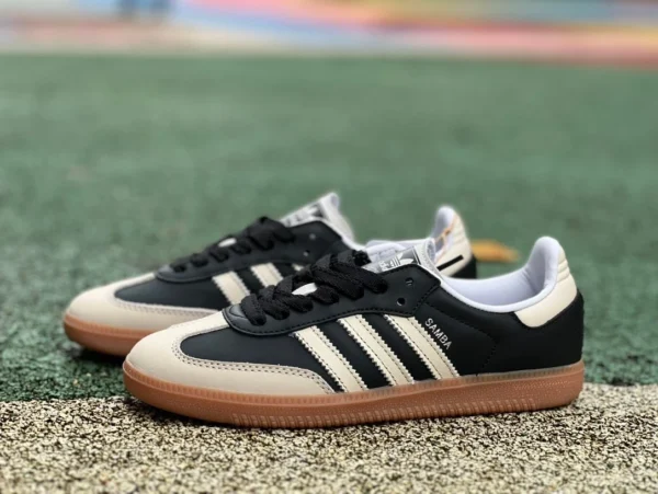 Adidas original riz noir et marron pur original adidas originals Samba OG baskets simples confortables et polyvalentes IE5836