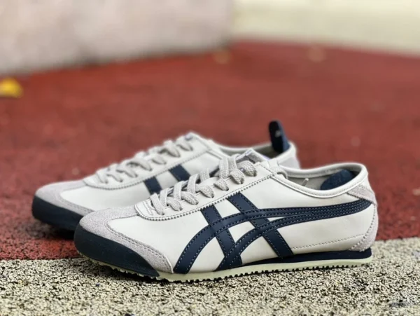 Onitsuka Tiger Rice Blanc Bleu Pure Original Onitsuka Tiger Onitsuka Tiger MEXICO 66 Low Top