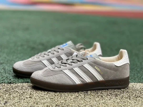 Adidas cool gris s2 pur original adidas originals Gazelle Indoor baskets gris et blanc IF1807