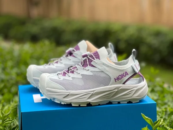 sandales hoka blanc gris violet HOKA ONE ONE HOPARA 2 basses imperméables résistantes à l'usure