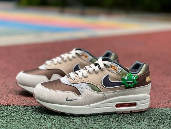 Max1 Ds joint beige marron Division St. x Nike Air Max 1 « University of Oregon » HQ2640-200